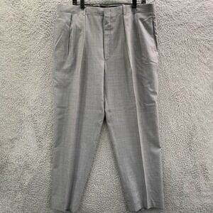 CORBIN Pants Mens 40x29 Measured Pleated Gray Tag: 38
